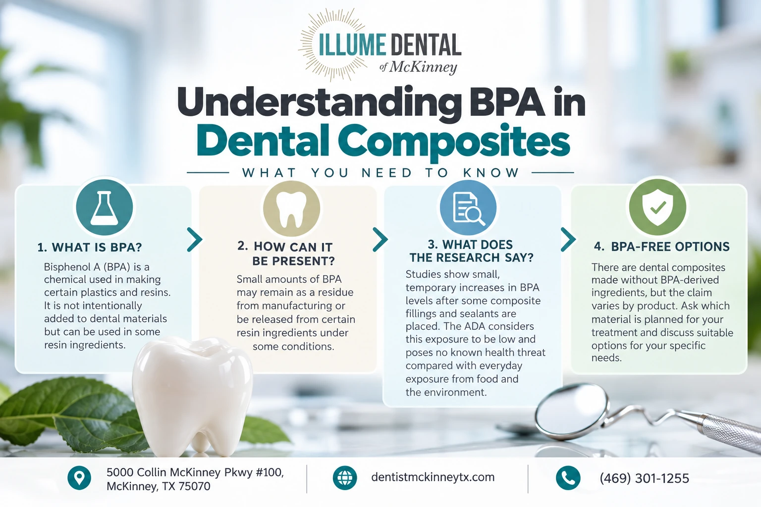 BPA-Free Dental Composites in McKinney, TX 1 BPA-Free Dental Composites in McKinney, TX Middle