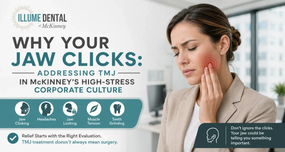 Why Your Jaw Clicks: Addressing TMJ in McKinney's High-Stress Corporate Culture