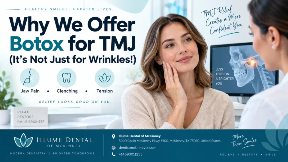Why we offer botox for tmj