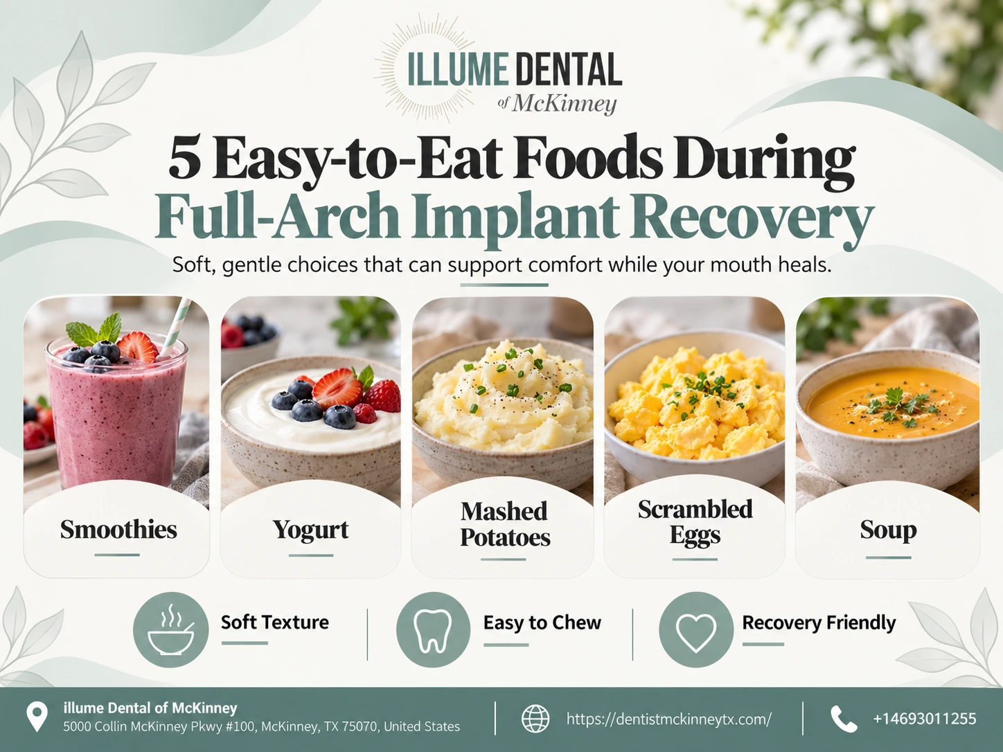 5 easy yo eat foods during full arch implants recovery