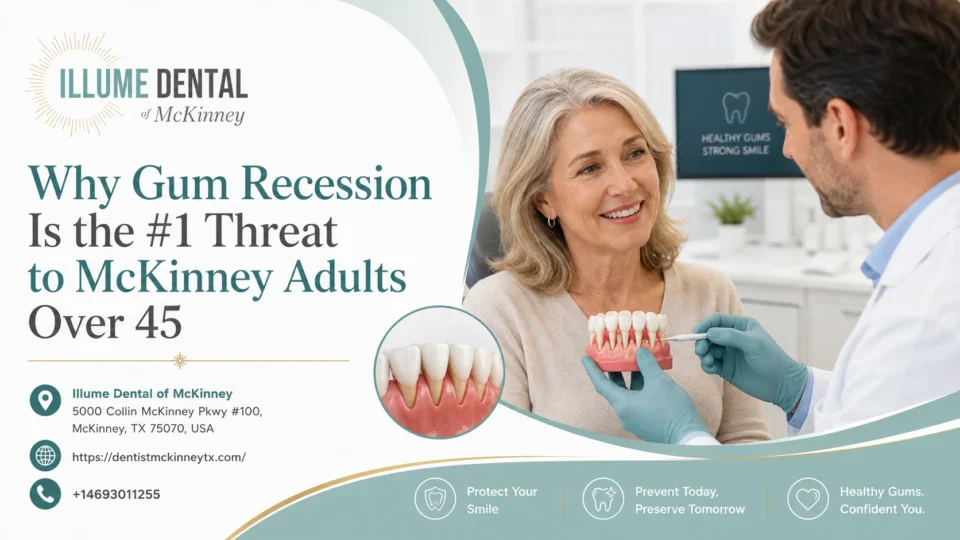 Gum Recession Risks for McKinney Adults Over 45