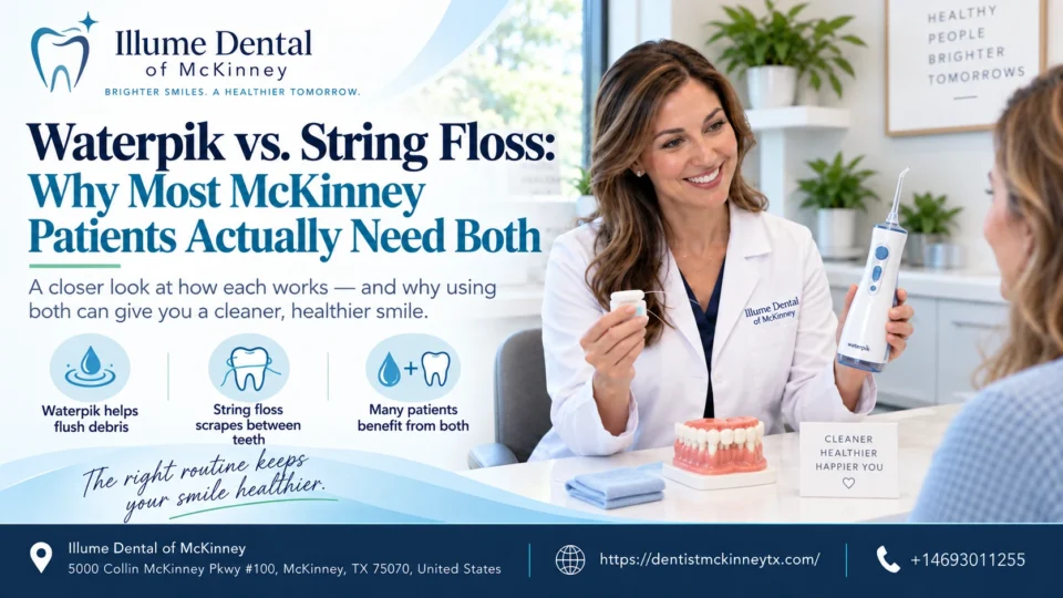 Waterpik vs. String Floss: Why Most McKinney Patients Actually Need Both